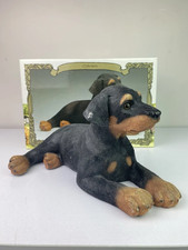Vintage Large Leonardo Doberman Pup Dog Figure - 4.8kg - With Box