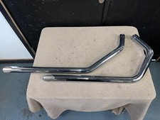 Harley Davidson Ironhead Sportster Slash Cut Exhaust Pipes Chopper XL XLH XLCH