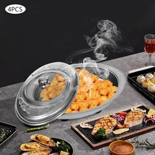 4Pack Chafing Dish Food Warmer