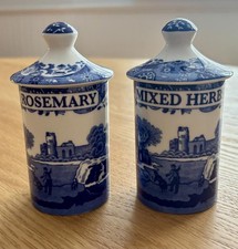 2 Spode Italian Blue Spice