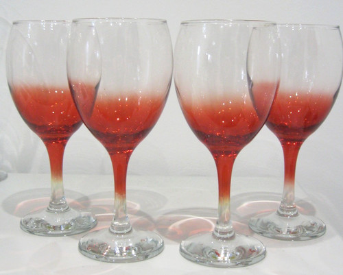 Set ruby red clear - set, wine