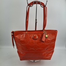 Coach Leather Signature Tote