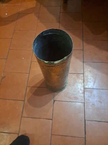 Repurposed brass umbrella - brass,