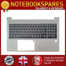 New UK Palmrest + Backlit Keyboard For HP Probook 450 455 G8 650 G8 G9 Laptop