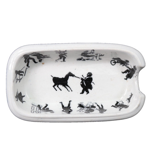 Pipe rest porcelain comical - rest,