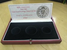 1989 3 Coin Gold Proof