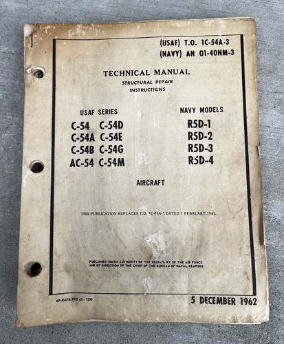 Douglas e g ac 54 - douglas, c-54,a,b,d,e,g,ac-54