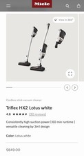 Miele Triflex HX2 Lotus White