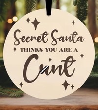 Rude Christmas Bauble Funny