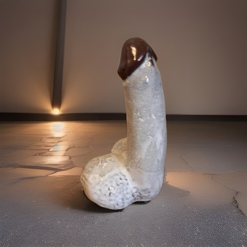 Penis figurine studio pottery - penis,