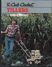 Cub Cadet Pedestrian Garden Tillers Brochure Leaflet