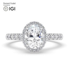 Oval Diamond Engagement Ring