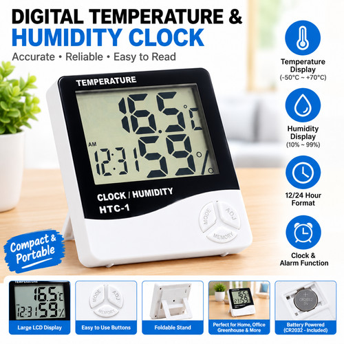 Digital lcd thermometer - lcd,
