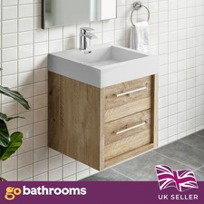 Bare Oak 500 Vanity Unit