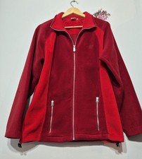 Cotton Traders Red Zip Up