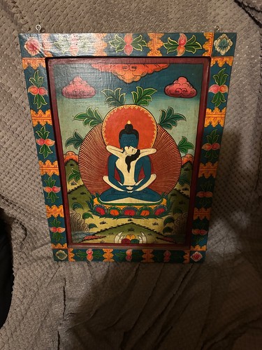 Large tibetan tantric yab yum