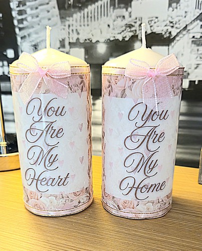 Decorative candle pair - pair, –