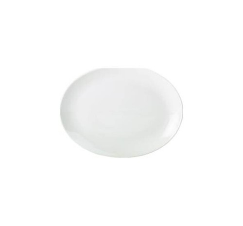 Porcelite oval plate - porcelite,