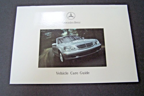 2000 mercedes vehicle care - 2000,