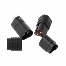 Black AMASS MT60 3-Pole 3.5mm Brushless Motor RC Pair Connector Plug Socket 60A