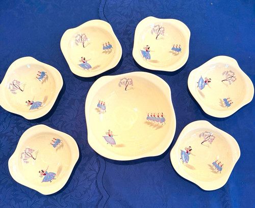 Beswick ballet ceramic bowl - ceramic,