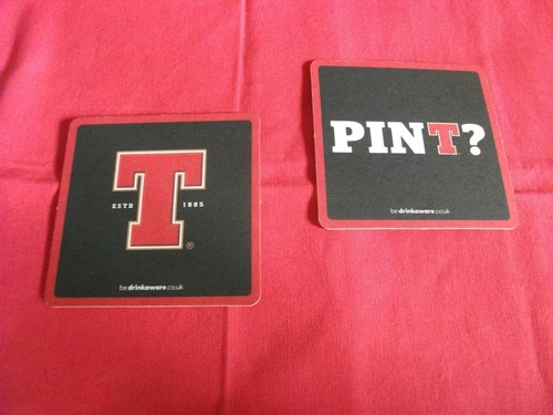 Tennent larger beer mats - ~,