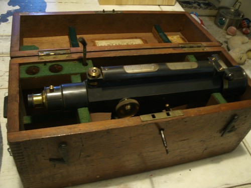 Vintage stanley theodolite - theodolite, /