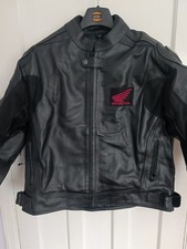 Honda cowhide leather jacket - honda,