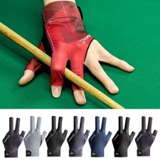 Men Women Snooker Billiard Cue Glove Left Hand Pool Three Finger Open Glove