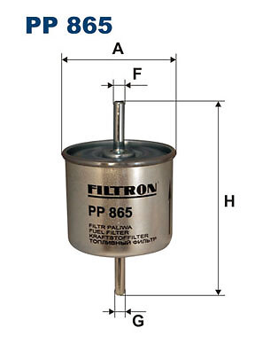 Fuel filter filtron - filter, pp