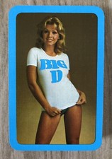 A vintage Pack of Playing Cards advertising BIG D NUTS PEANUTS with 1 Joker