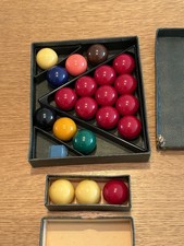 Vintage Snooker Ball Set  1