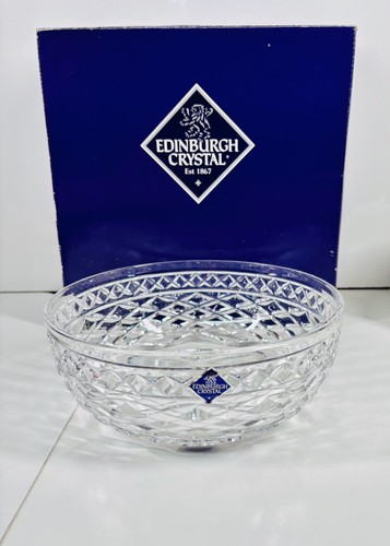 Boxed edinburgh crystal - crystal, cut