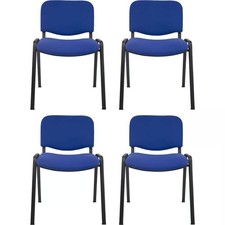 4 x Stacking Fabric Chairs