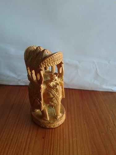 Old rare carved wooden - old,
