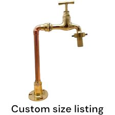 Victorian Style Copper and Brass Tap, Belfast Sink Tap, Made to Measure