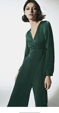 Zara Satin Jumpsuit Size S