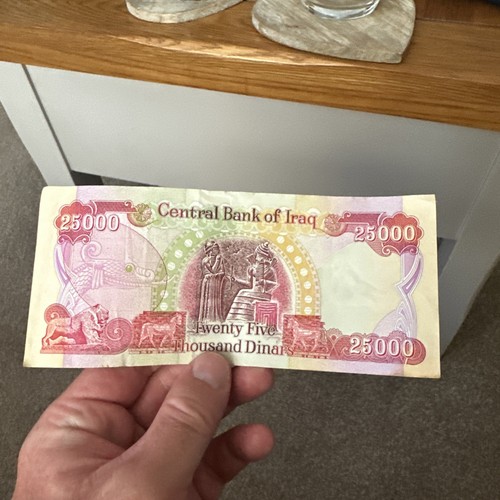 25000 iraqi dinars unc - 25000,