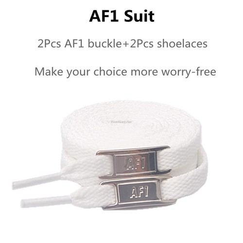 White shoe laces air - white, 1