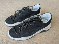 Men's Soho Grit Trainers Chunky Black Suede UK Size 7 - Barely Used