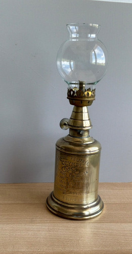 Vintage french pigeon lamp - french, oil