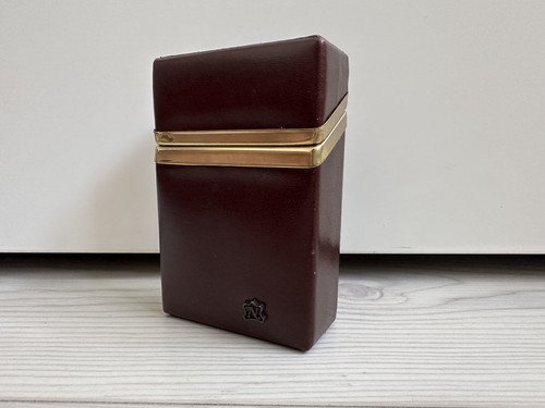 Vintage cigarette case red