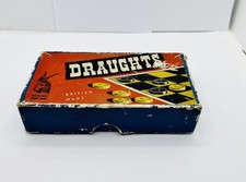 Vintage Hard Wood Draughts Set