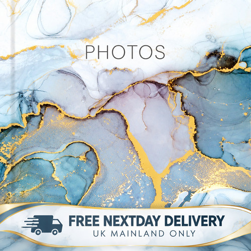 Grey gold marble photoalbum - grey,