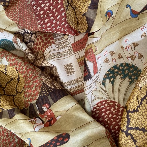 Vtg cotton voile curtains - vtg,