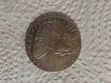 Spanish colonial 8 Reales coin