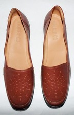 HOTTER "TOPAZ" brand new  size 9 ladies brown  leather shoes.