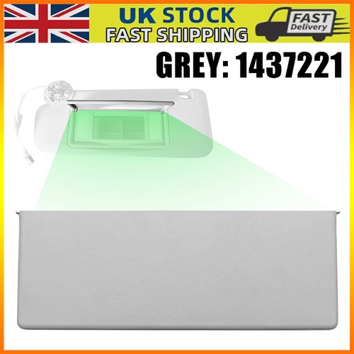 Gray front sun visor vanity - visor,
