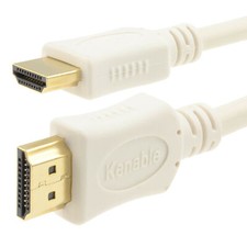 50cm HDMI 1.4 High Speed Cable for 3D TV with Ethernet & ARC White [006512]