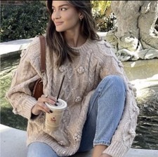 ZARA Wool Rhinestone Jewel